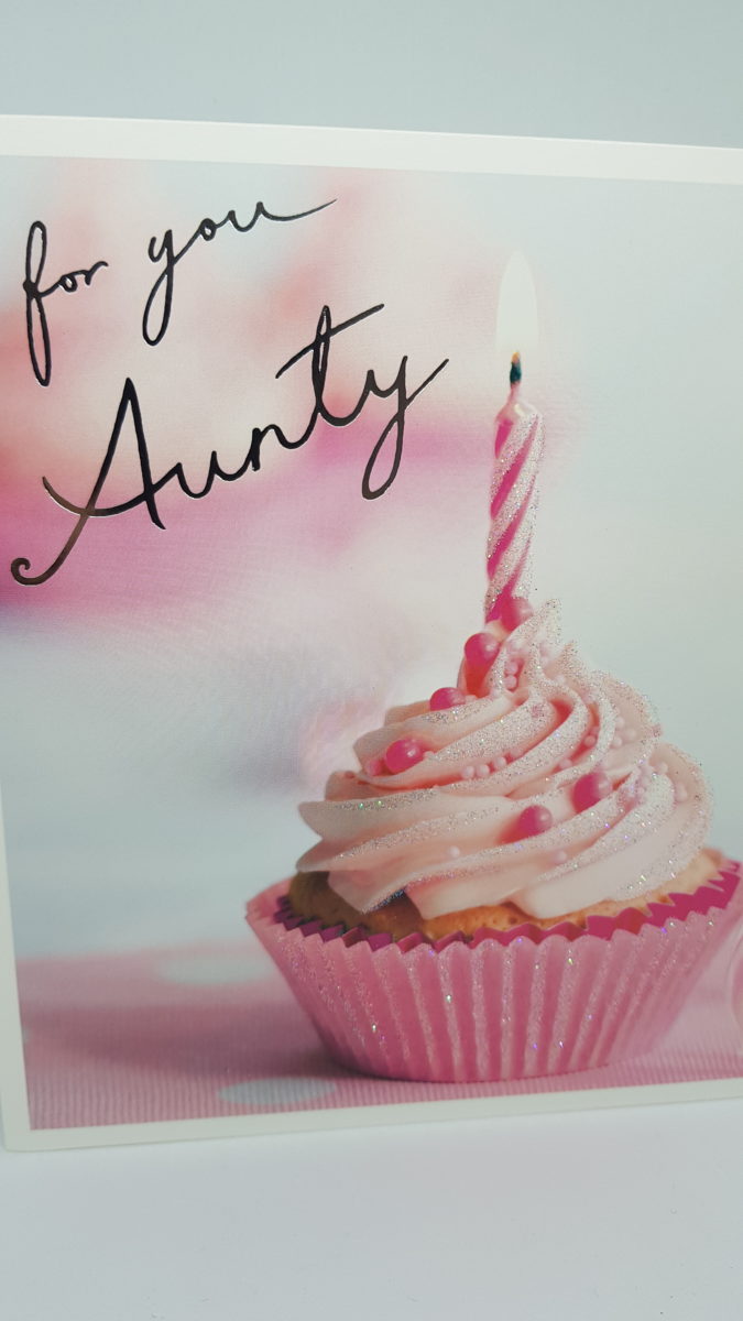 Auntie Birthday Card Gajet