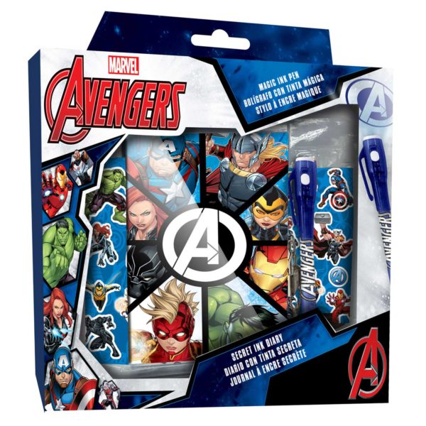 Avengers Stationery Set with Diary And Magic Pen