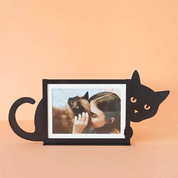 Hidden Cat Horizontal Photo Frame