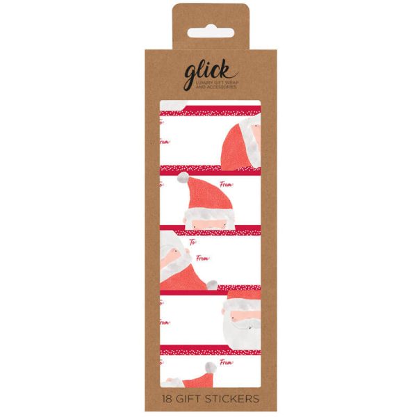 Santa Gift Stickers